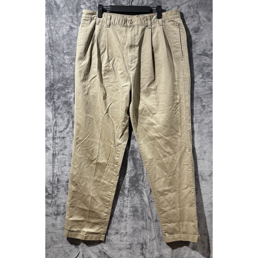 Eddie Bauer Chino Pants Classic Fit Straight Leg 100% Cotton Men's Size 38x34